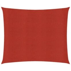 Voile D'ombrage 160 G/m² Rouge 2,5x2,5 M PEHD