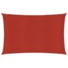 Voile D'ombrage 160 G/m² Rouge 6x7 M PEHD