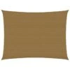 Voile D'ombrage 160 G/m² Taupe 2,5x3,5 M PEHD