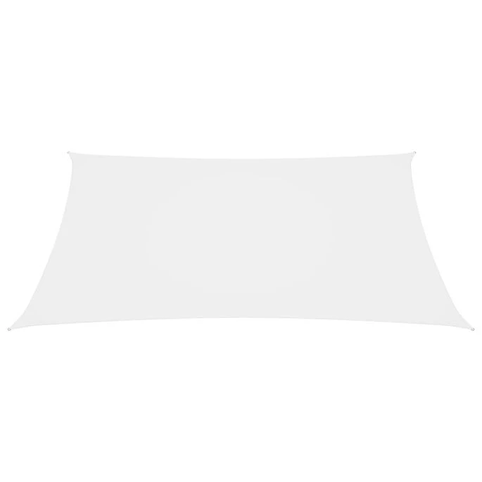 Voile De Parasol Tissu Oxford Carré 4x4 M Blanc 3 Voile De Parasol Tissu Oxford Carré 4x4 M Blanc – Image 3