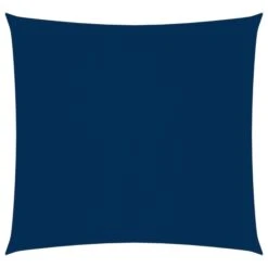 Voile De Parasol Tissu Oxford Carré 5x5 M Bleu