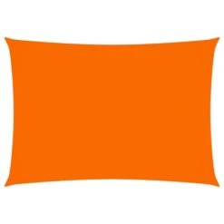 Voile De Parasol Tissu Oxford Rectangulaire 2x3,5 M Orange