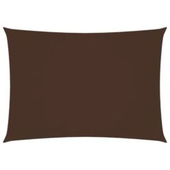 Voile De Parasol Tissu Oxford Rectangulaire 2x3 M Marron