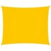 Voile De Parasol Tissu Oxford Rectangulaire 3,5x4,5 M Jaune