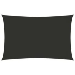 Voile De Parasol Tissu Oxford Rectangulaire 3,5x5 M Anthracite