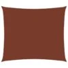 Voile De Parasol Tissu Oxford Rectangulaire 3x4,5 M Terre Cuite