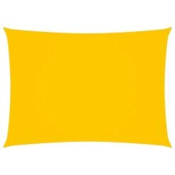 Voile De Parasol Tissu Oxford Rectangulaire 3x5 M Jaune
