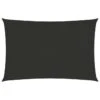 Voile De Parasol Tissu Oxford Rectangulaire 6x8 M Anthracite