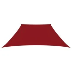 Voile De Parasol Tissu Oxford Trapèze 3/4x3 M Rouge -Mobilier De Jardin Soldes voile de parasol tissu oxford trapeze 3 4x3 m rouge 3666722477994 717050