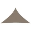 Voile De Parasol Tissu Oxford Triangulaire 3,5x3,5x4,9 M Taupe