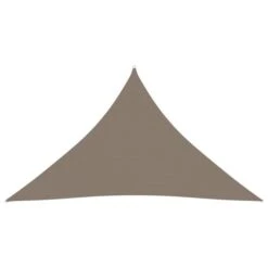 Voile De Parasol Tissu Oxford Triangulaire 3,5x3,5x4,9 M Taupe