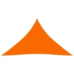 Voile De Parasol Tissu Oxford Triangulaire 5x5x6 M Orange